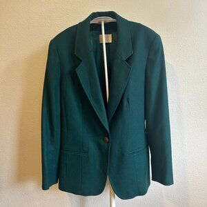 Pendleton Green Wool Masters Blazer -Vintage- Womens M/10